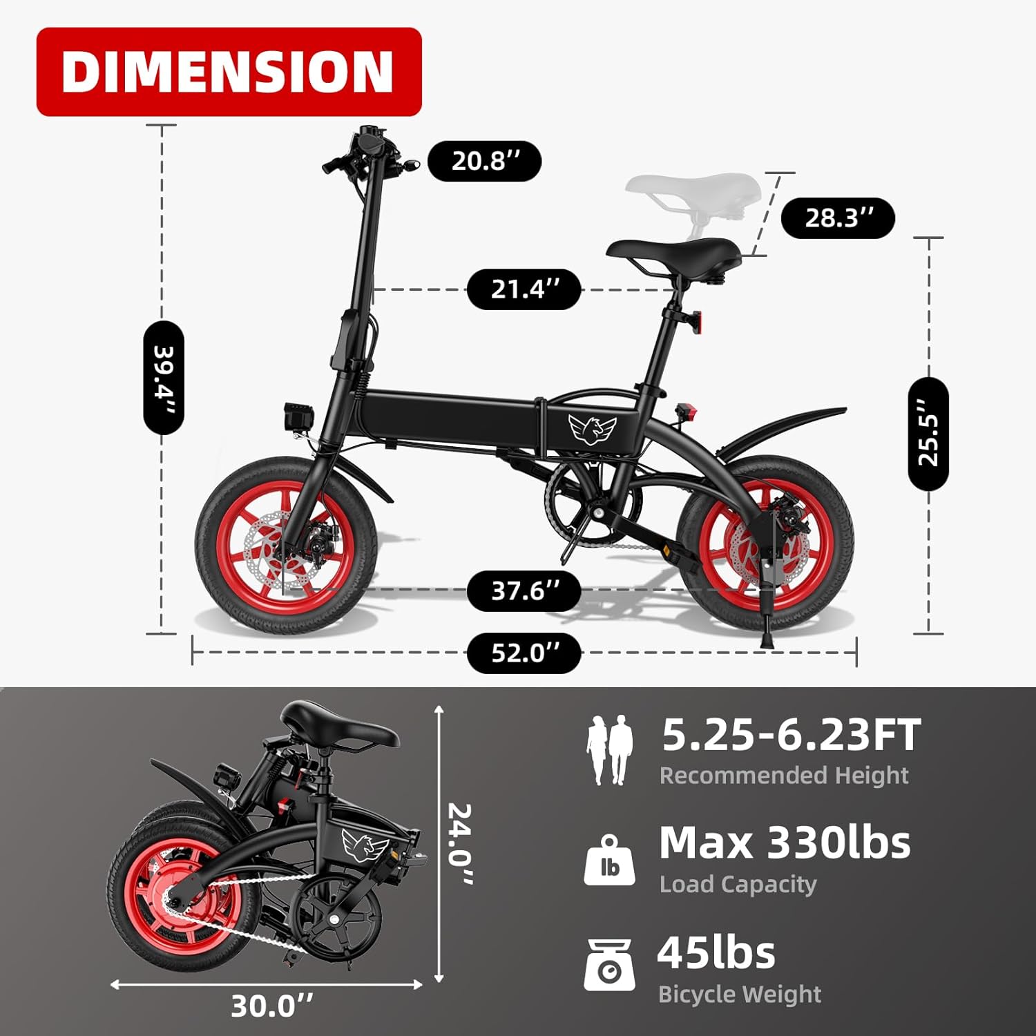 WINDHORSE C19 URBAN KNIGHTRIDER ELECTRIC BIKE - 350W Motor - 16mph - 19 miles range
