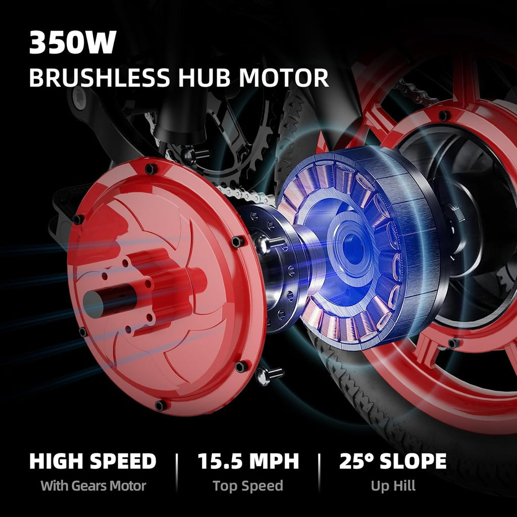 WINDHORSE C19 URBAN KNIGHTRIDER ELECTRIC BIKE - 350W Motor - 16mph - 19 miles range