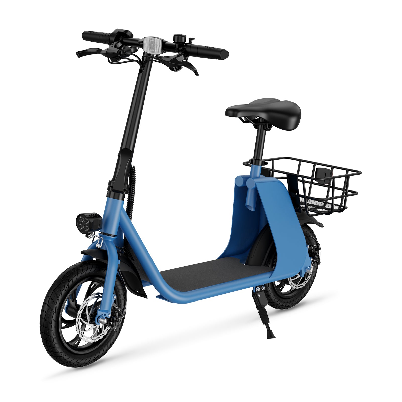 WINDHORSE Urban Cruiser Foldable Electric Scooter with Seat, 450W Brushless Motor, 20 Miles Max Range, 20 MPH Max Speed