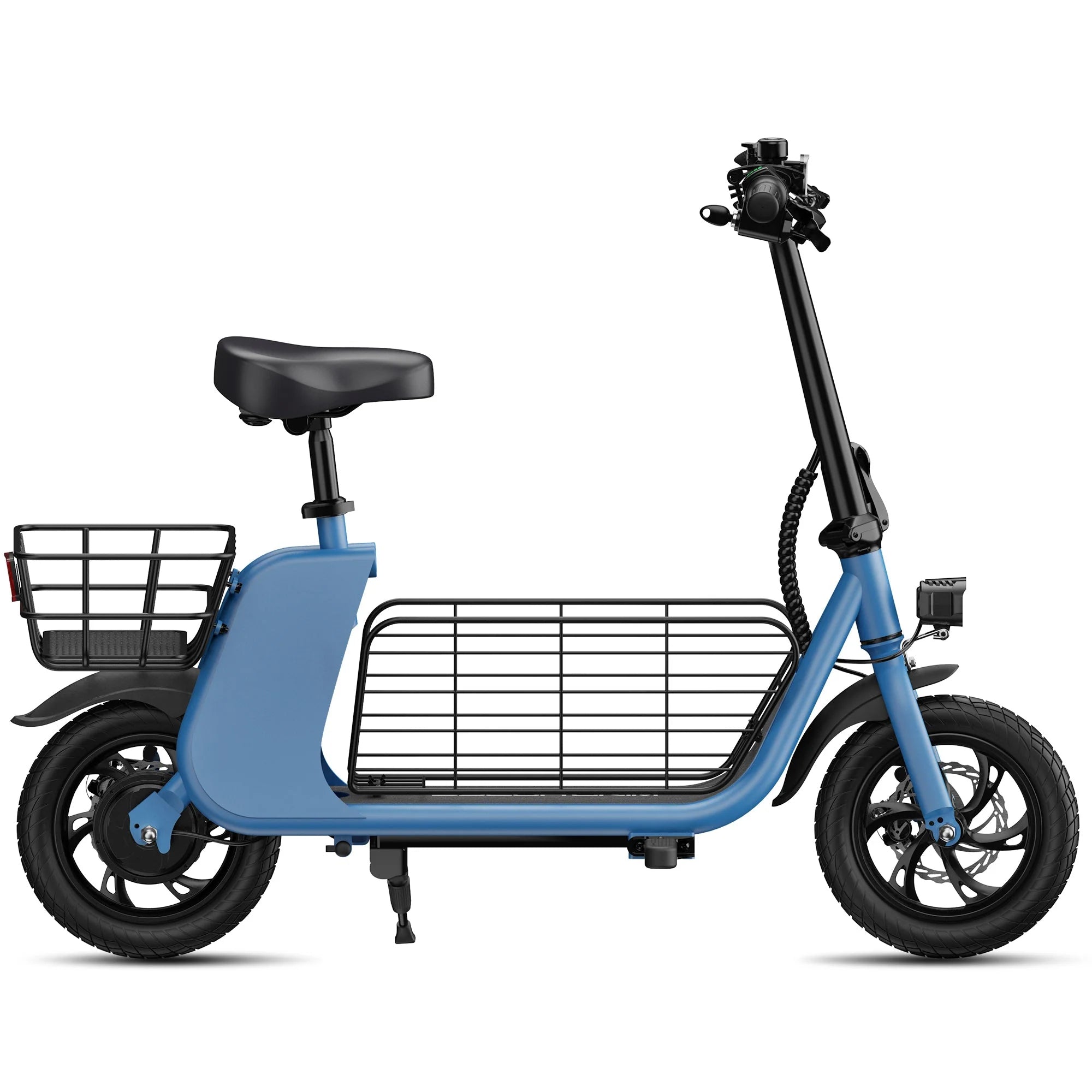 WINDHORSE Urban Cruiser Cargo Electric Scooter with Seat, 450W Brushless Motor, 20 Miles Max Range, 20 MPH Max Speed