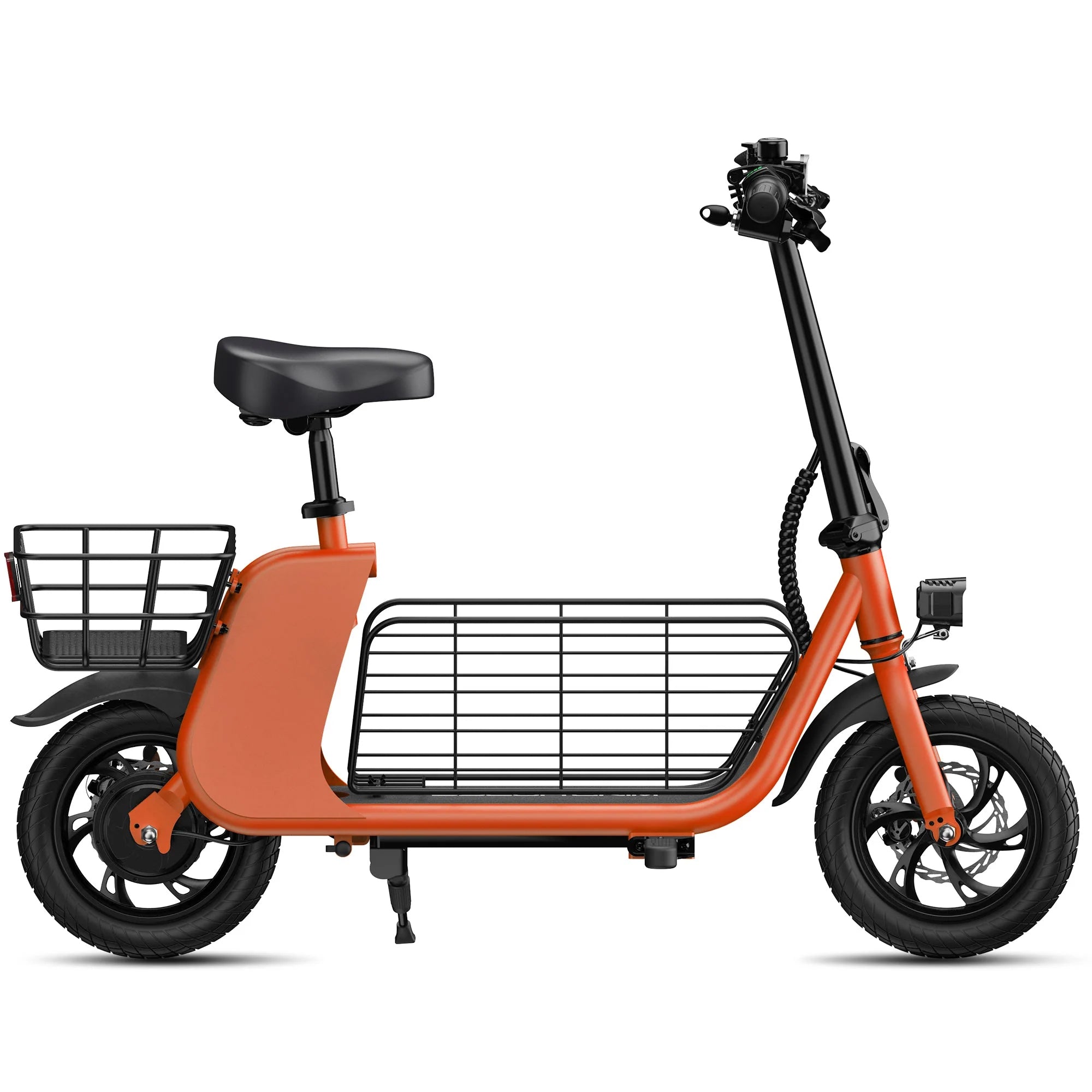 WINDHORSE Urban Cruiser Cargo Electric Scooter with Seat, 450W Brushless Motor, 20 Miles Max Range, 20 MPH Max Speed