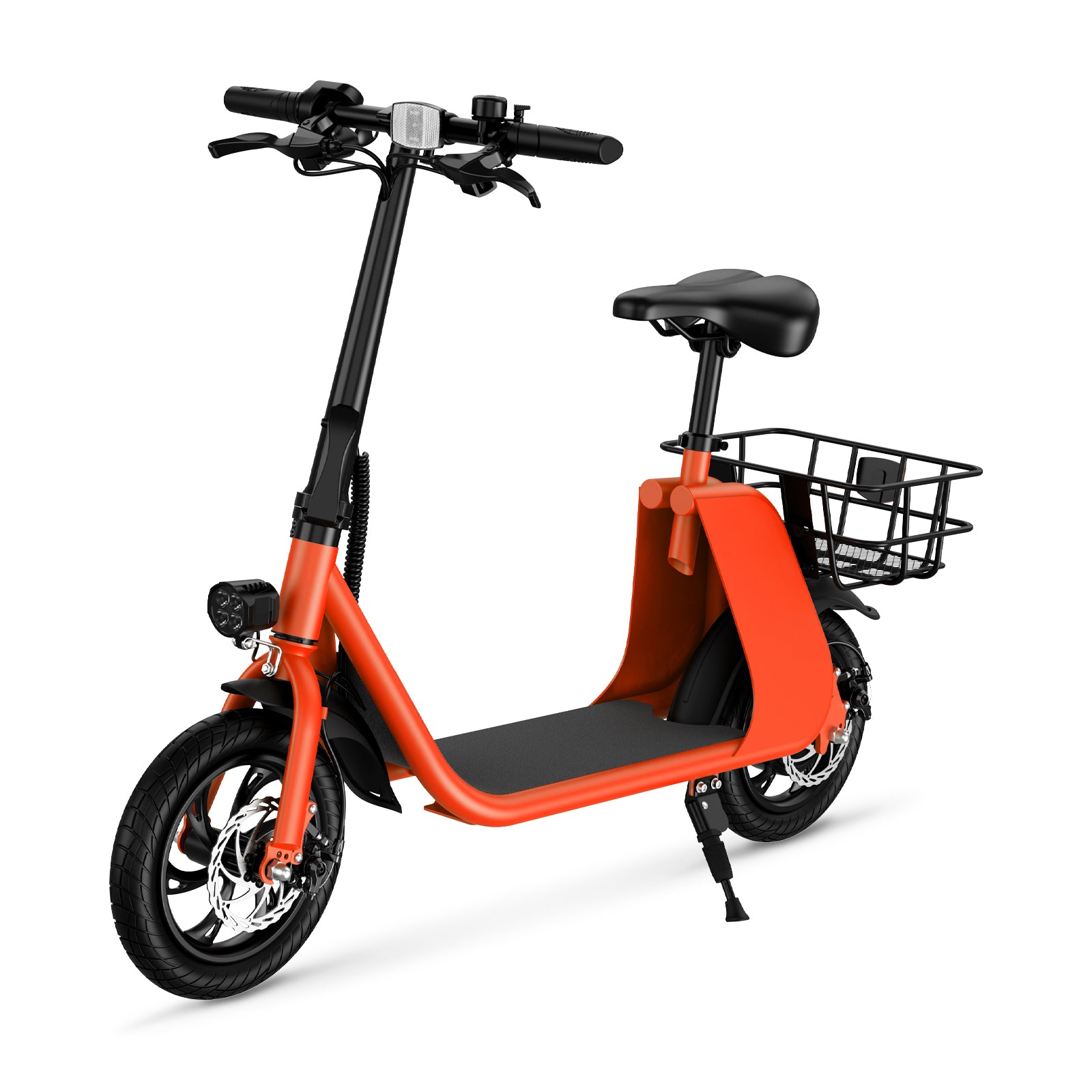 WINDHORSE Urban Cruiser Foldable Electric Scooter with Seat, 450W Brushless Motor, 20 Miles Max Range, 20 MPH Max Speed