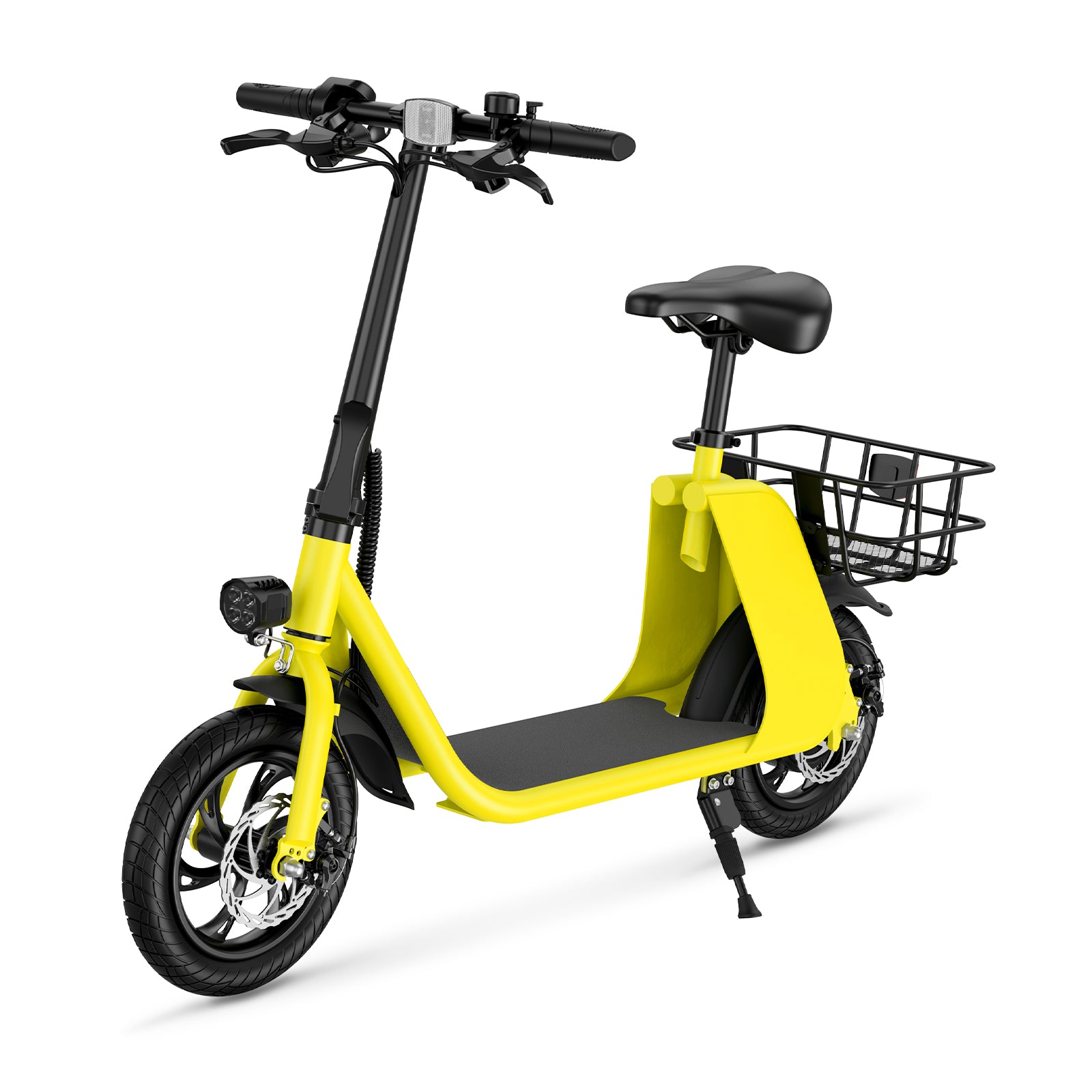 WINDHORSE Urban Cruiser Foldable Electric Scooter with Seat, 450W Brushless Motor, 20 Miles Max Range, 20 MPH Max Speed