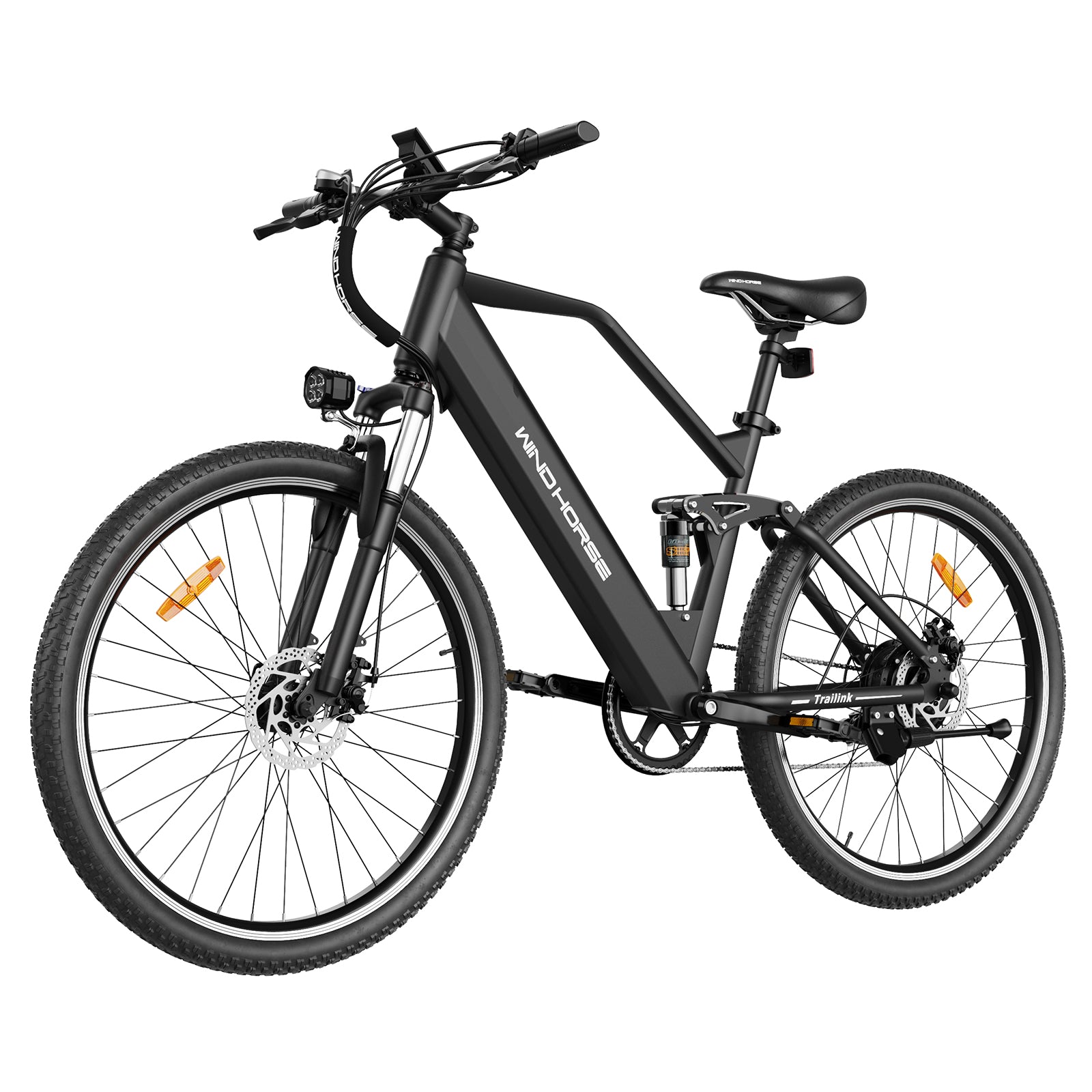Windhorse F3 Electric Bike for Adults, 500W Motor, 20MPH, Up to 50-Mile Range, 26" Ebike, Shimano 7-Speed, Removable Battery, LCD Display
