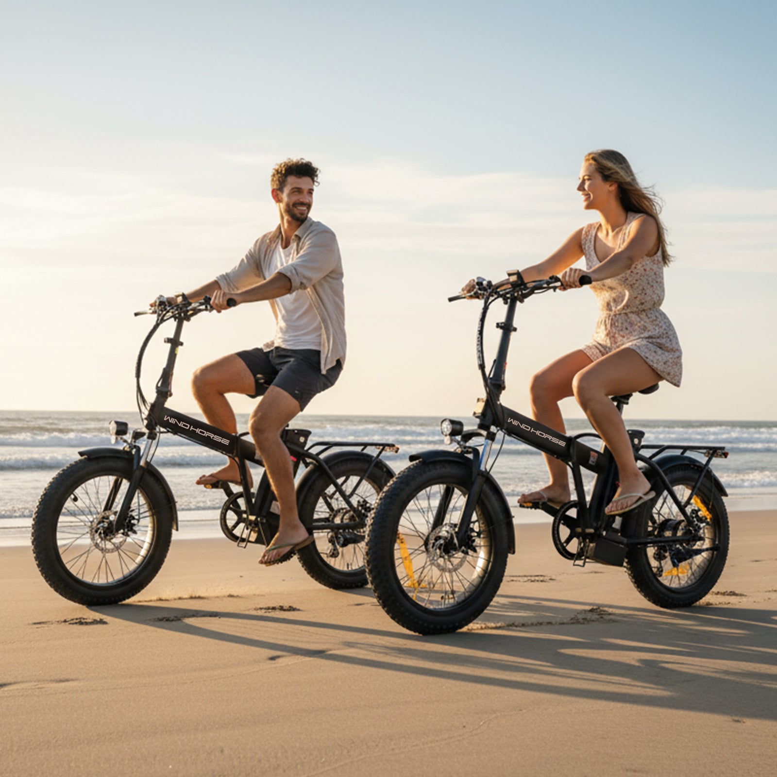 Windhorse W4A 20" Fat Tire 7-Speed Foldable Electric Bike - 720W Motor - 48V 15.6Ah Removeable Battery, 40-70 Miles - 20