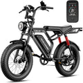 WINDHORSE V8 Pro Electric Bike - 750W Motor - 48V 15.6Ah 748.8Wh Removable Battery - 7-speed drivetrain - Full Suspension