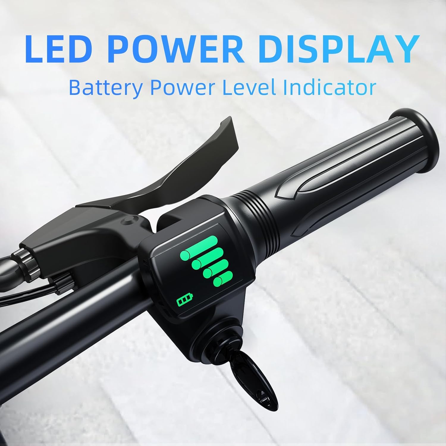 WINDHORSE 16" Folding Electric Bike for Adults, 630W Peak Power, 20MPH, 35-Mile Range, 288Wh Removable Battery with Lock