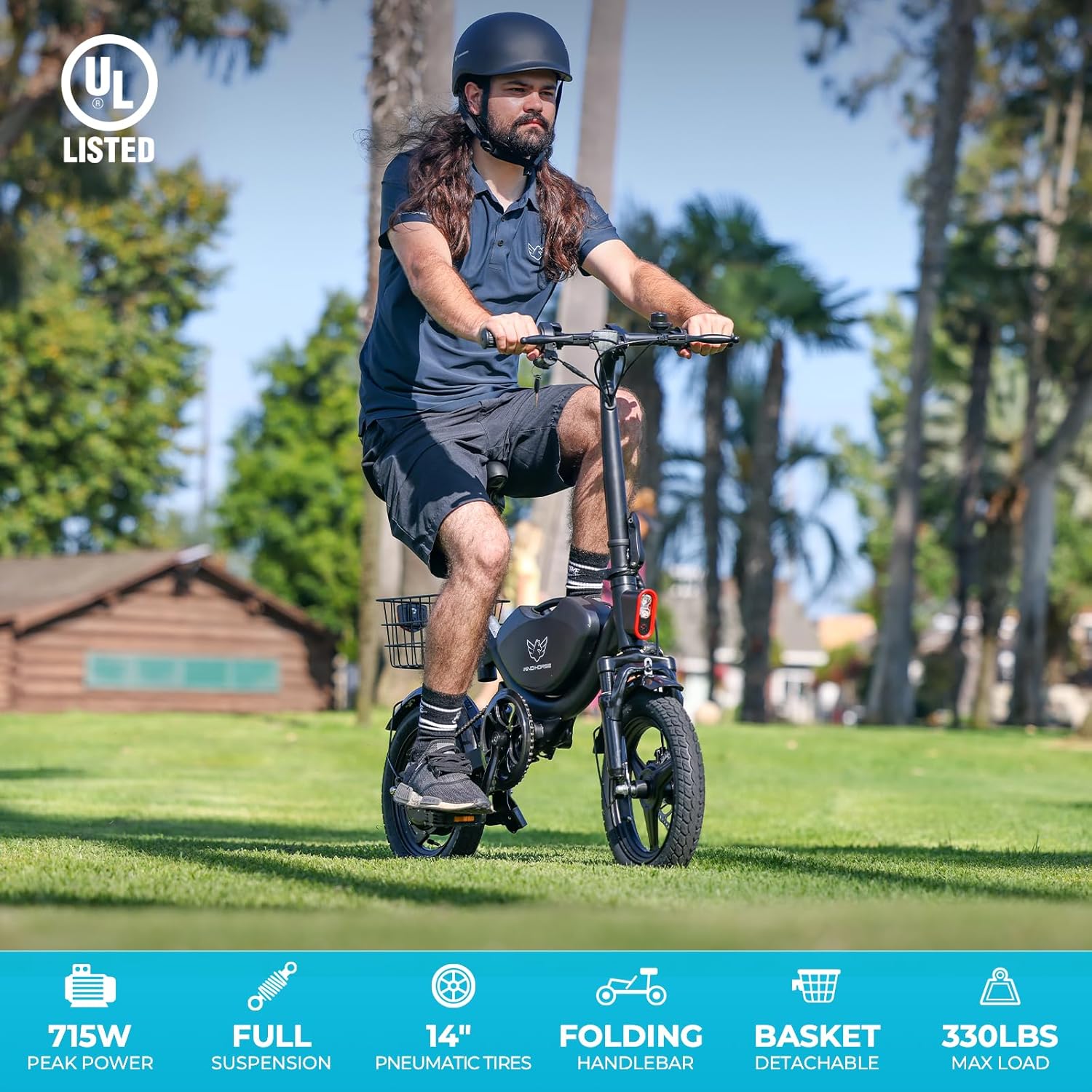 WINDHORSE W3 Electric Bike Lightweight Powerful Commuter with 450W Motor 40-Mile Max Range 18 MPH