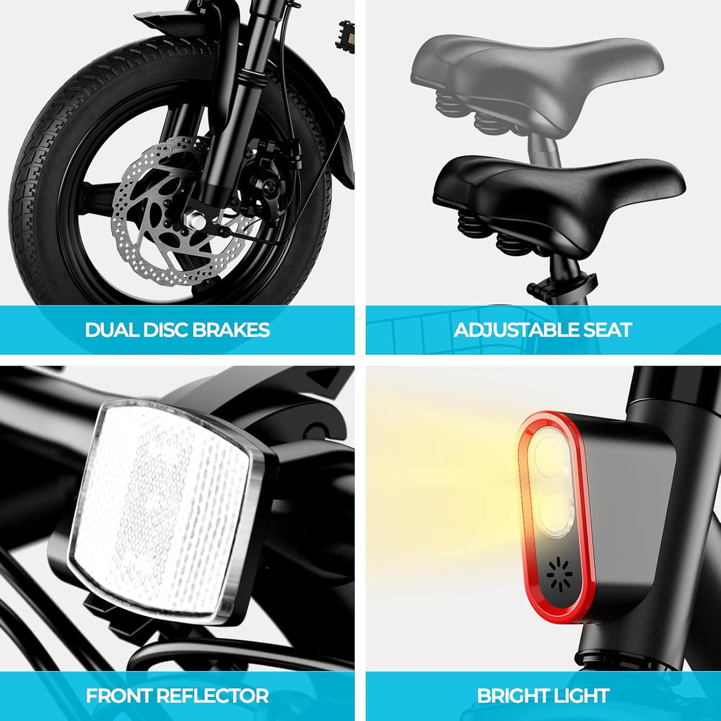 WINDHORSE W3 Electric Bike Lightweight Powerful Commuter with 450W Motor 40-Mile Max Range 18 MPH